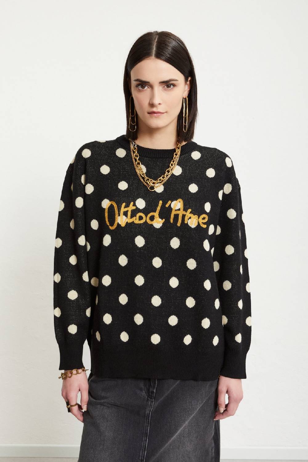 ottod'Ame Wool blend sweater Vendita