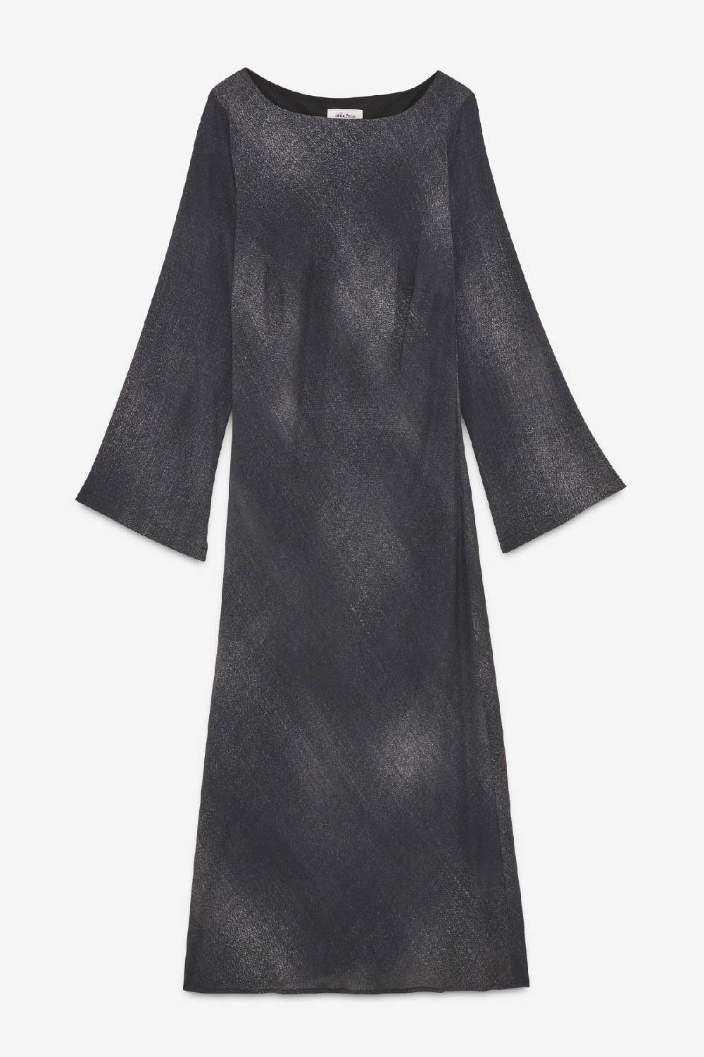 ottod'Ame Viscose midi dress with wide sleeve Spedizione Gratuita