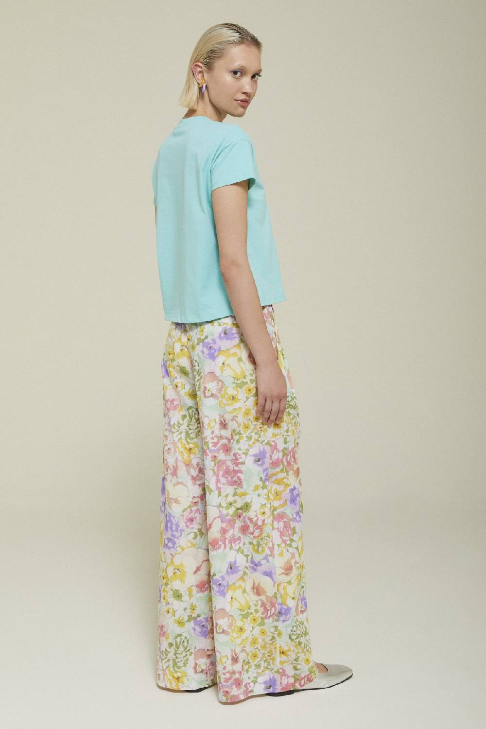 ottod'Ame Cotton palazzo trousers Negozi Online