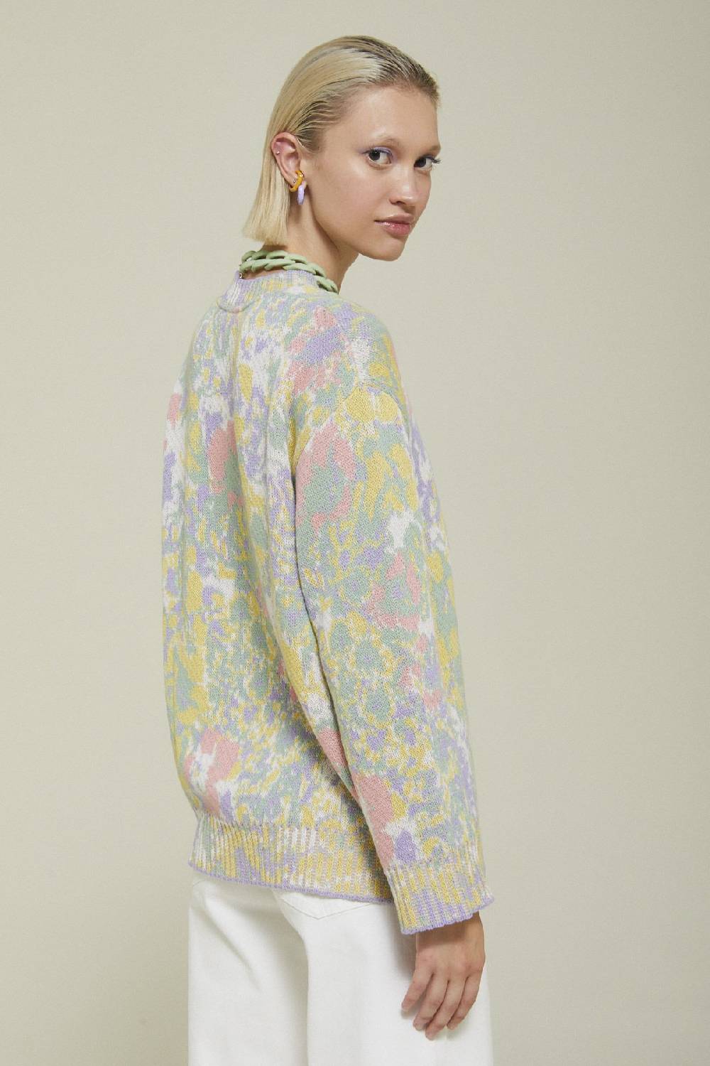 ottod'Ame Printed sweater Consegna Veloce