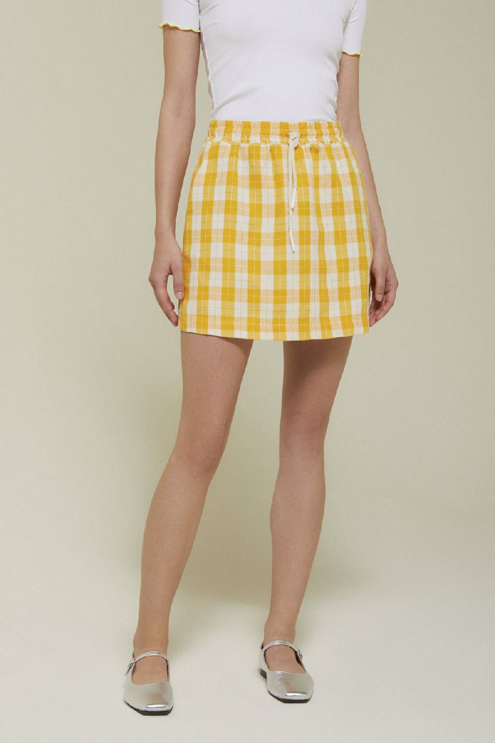 ottod'Ame Linen blend mini skirt Sottocosto