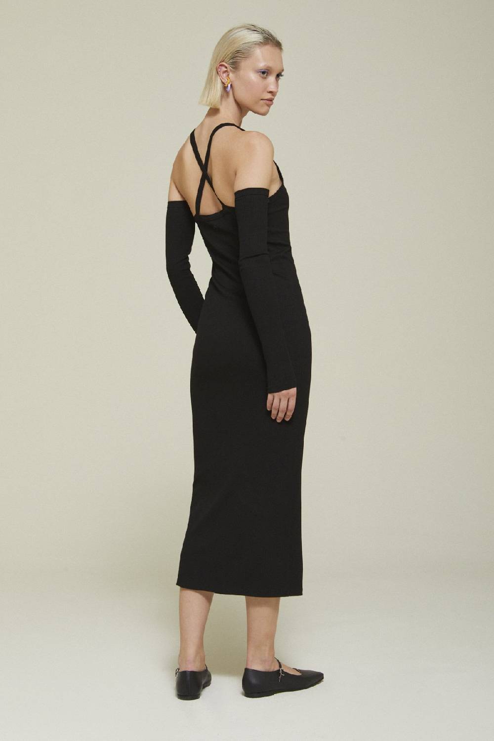ottod'Ame Viscose dress with bare shoulders Convenienza