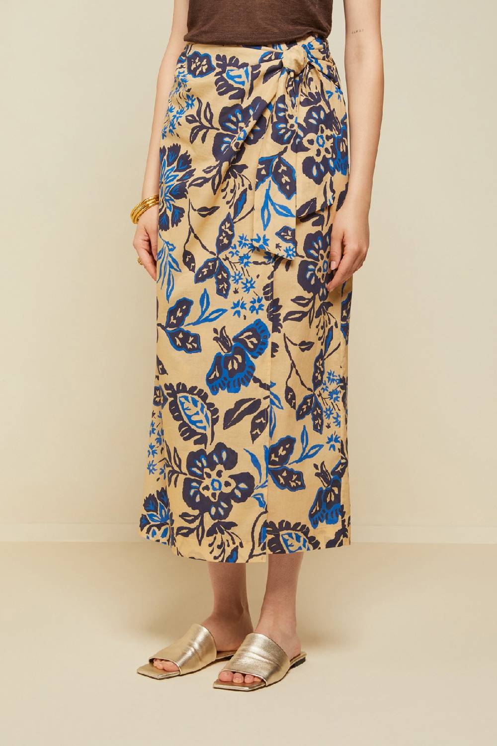 ottod'Ame Cotton sarong skirt Outlet