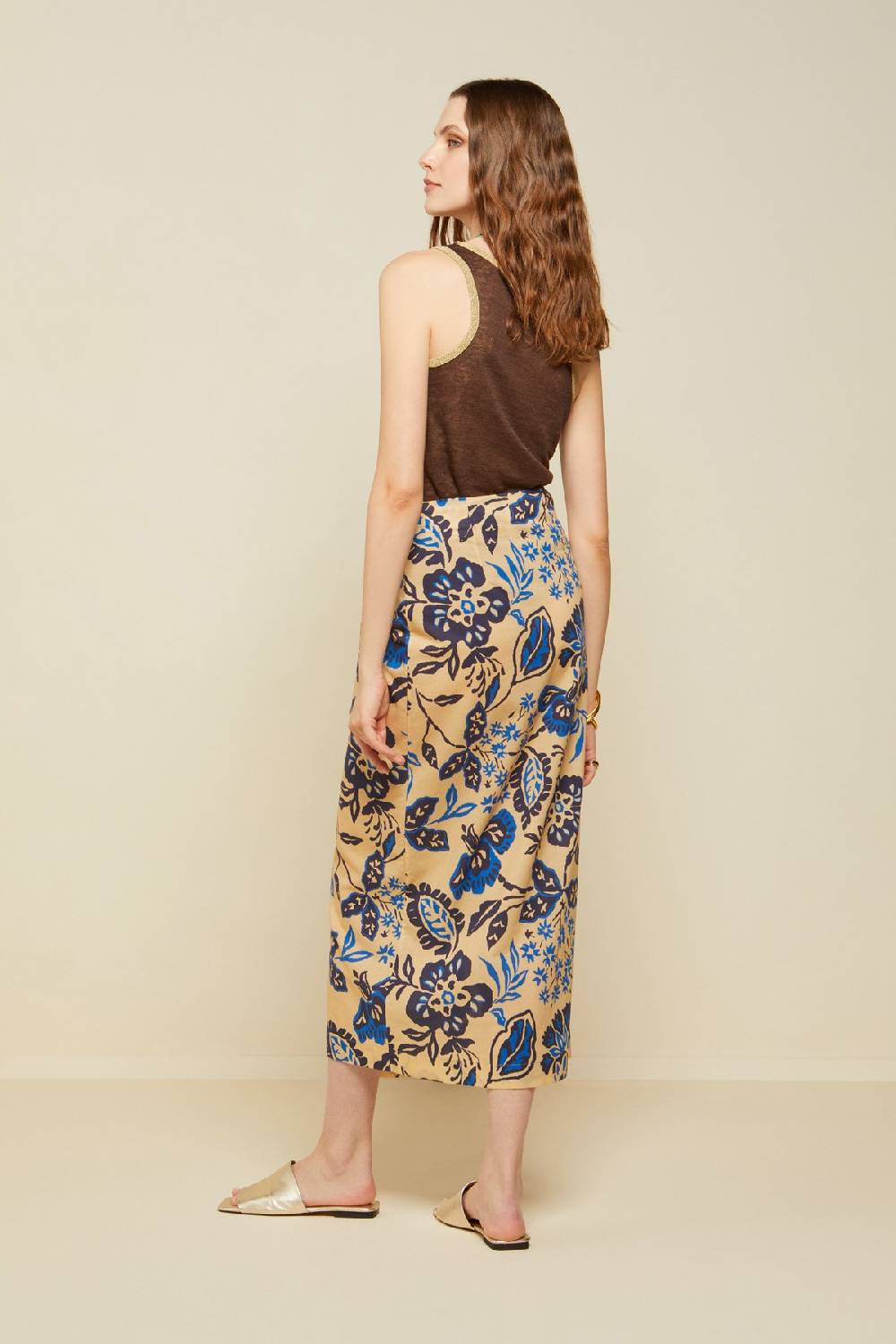 ottod'Ame Cotton sarong skirt Outlet
