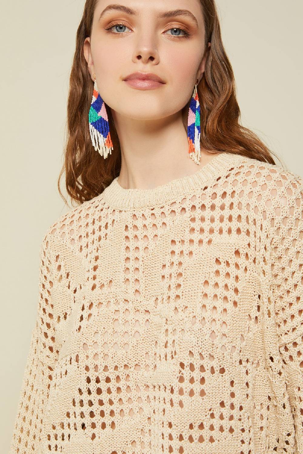 ottod'Ame Fretworked sweater Saldi