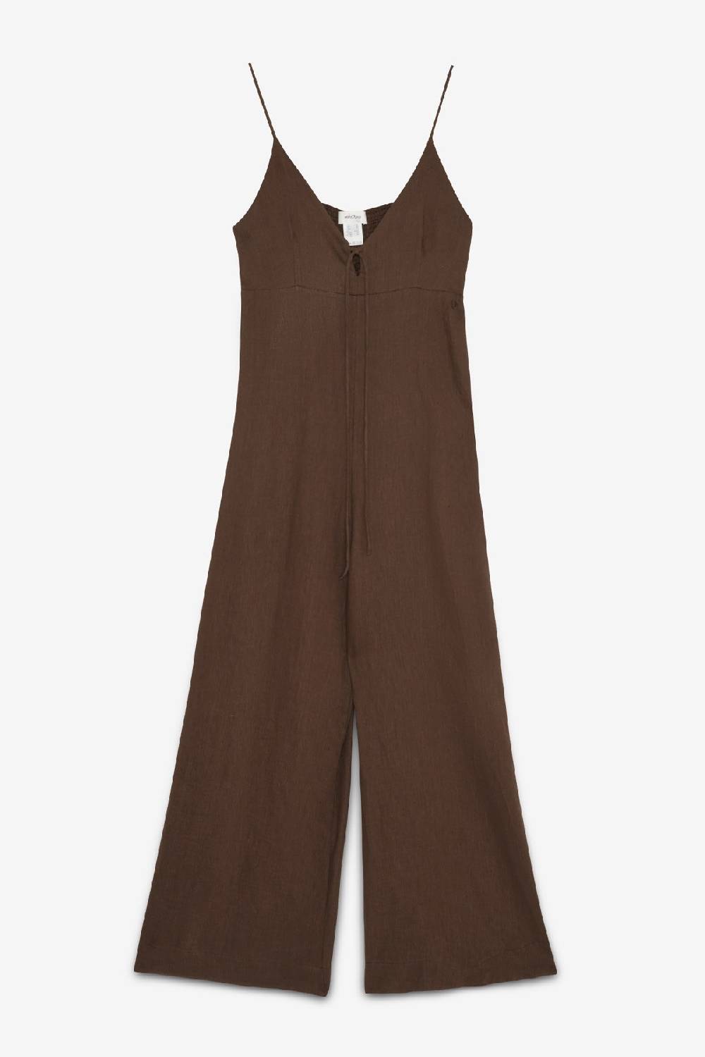 ottod'Ame Linen jumpsuit with lace Hotsell