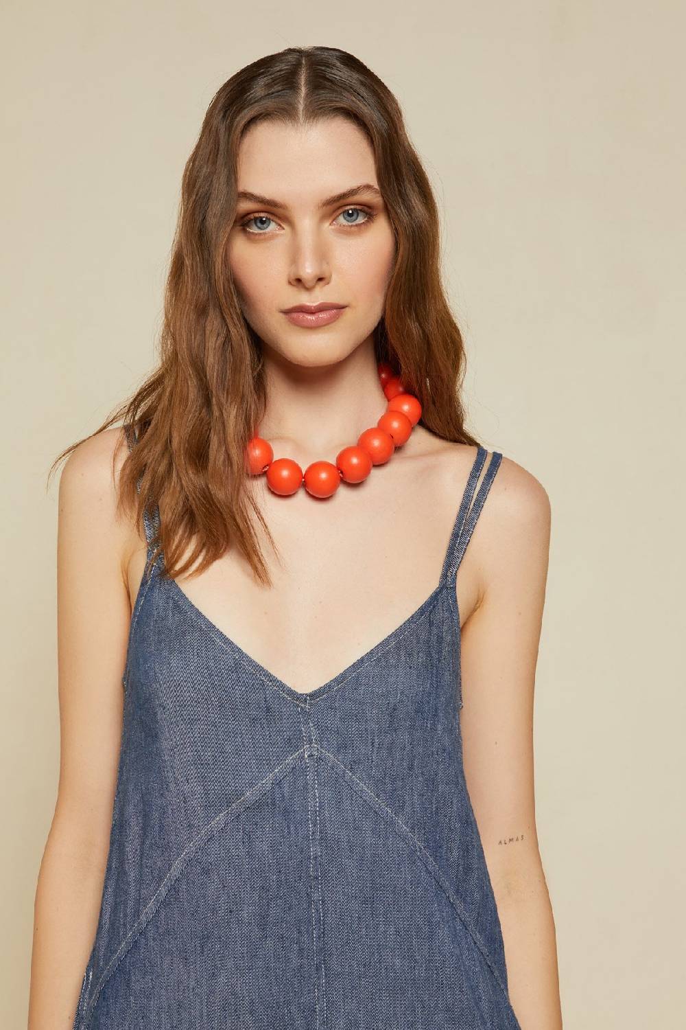 ottod'Ame Linen blend long dress Nuova