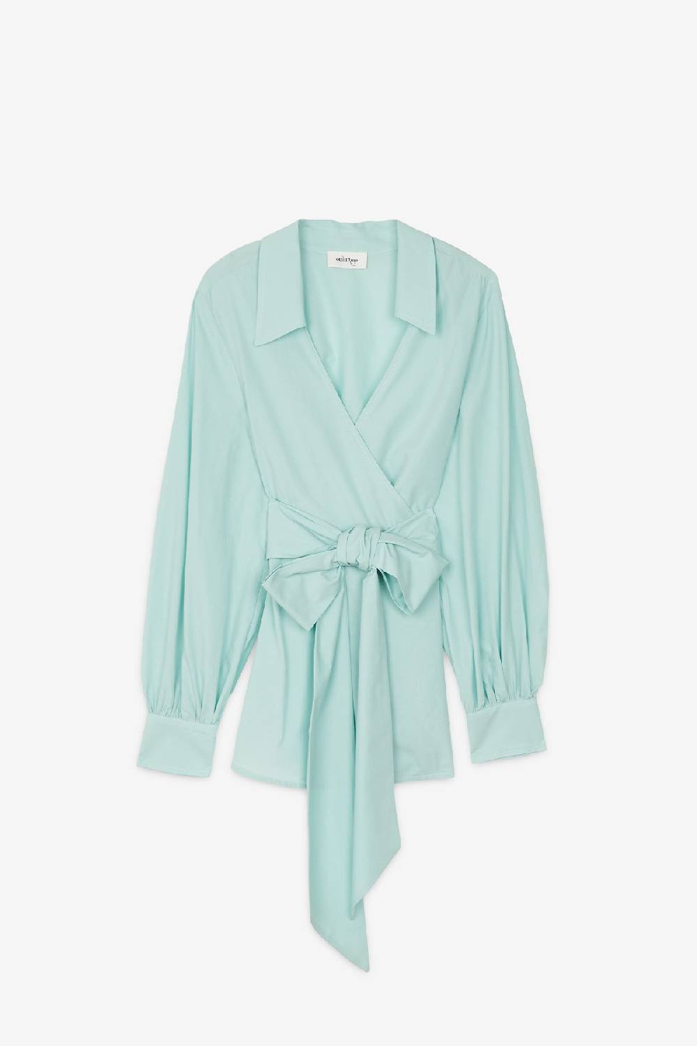 ottod'Ame Poplin sweater with sash Italia