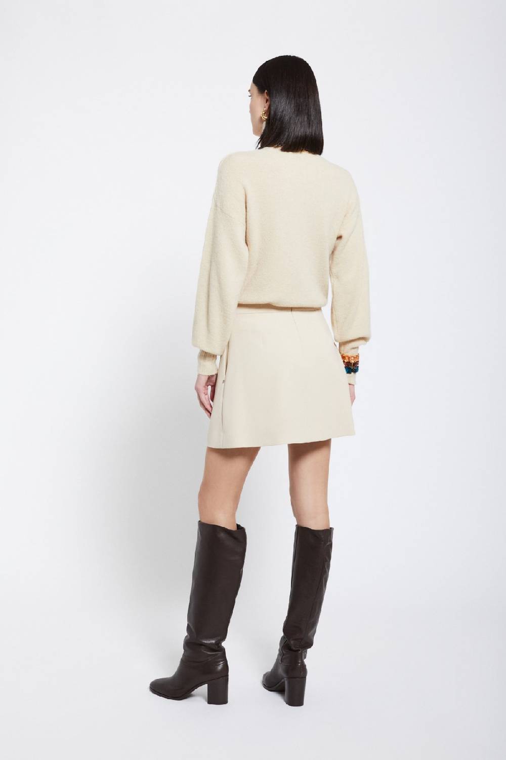 ottod'Ame Solid mini skirt Affare Del Giorno