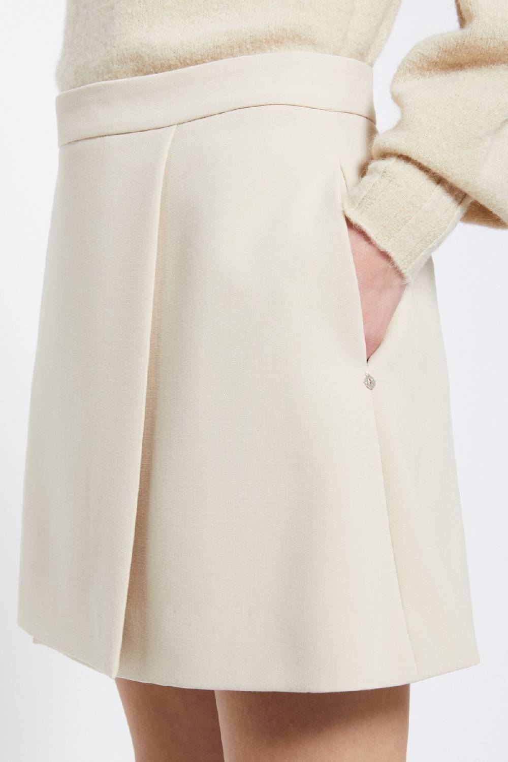 ottod'Ame Solid mini skirt Affare Del Giorno