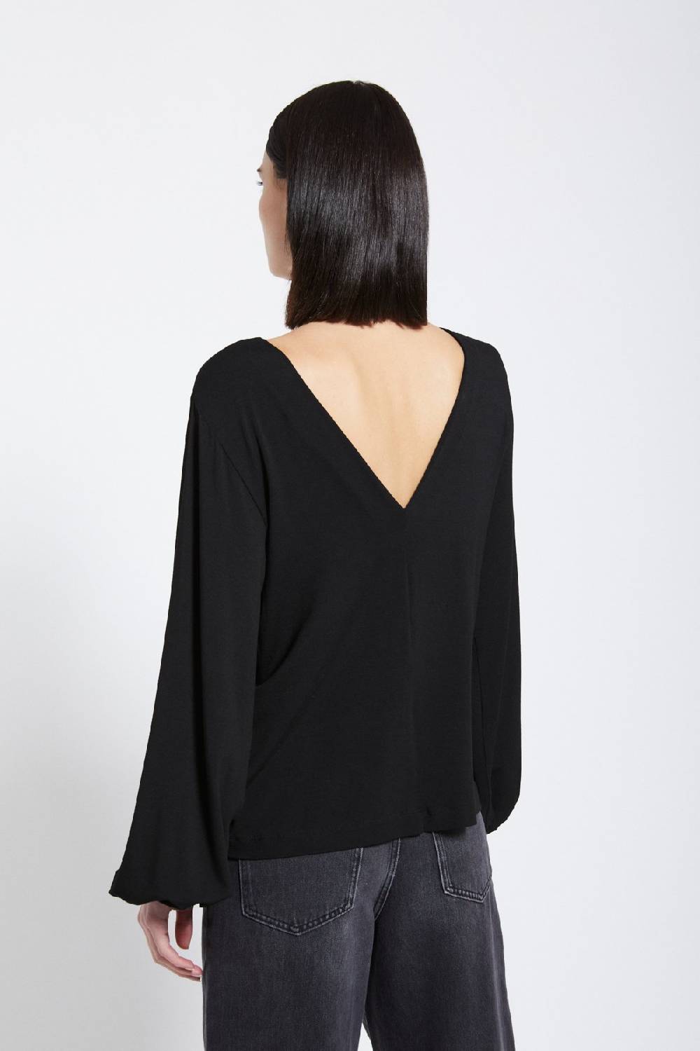 ottod'Ame Viscose blouse with flared sleeves Sconto