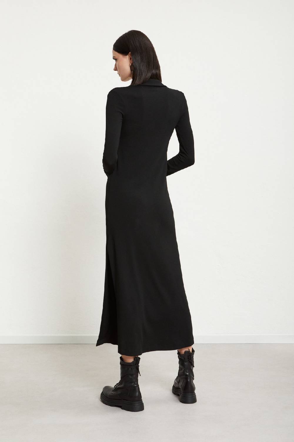 ottod'Ame Viscose long dress with slits Offerta
