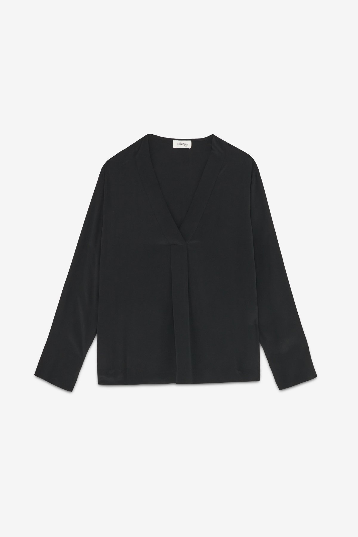 ottod'Ame Silk-blend blouse In Vendita