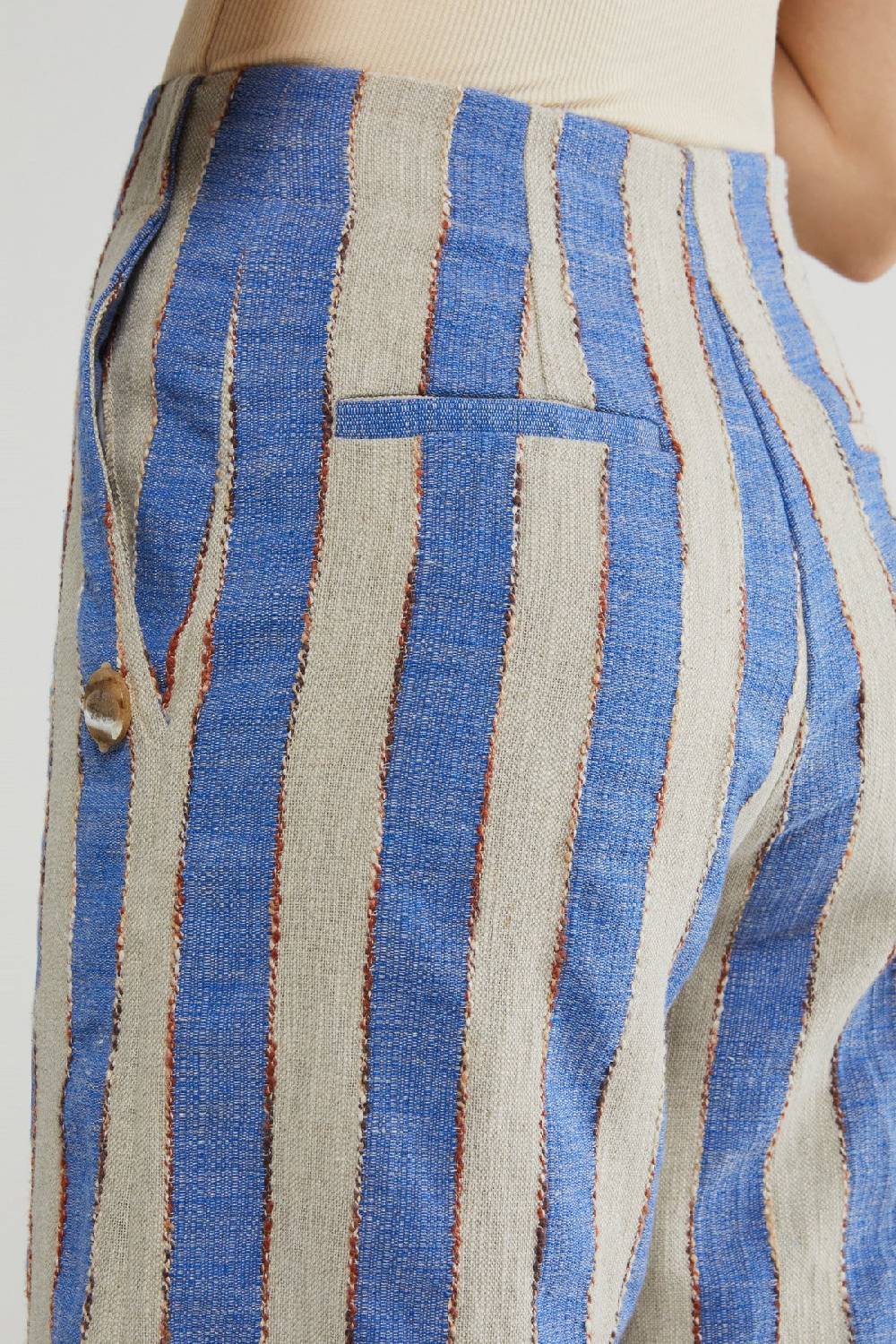 ottod'Ame Linen blend trousers Vendita Calda