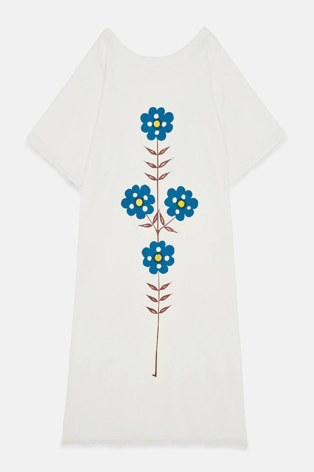 ottod'Ame Cotton kaftan long dress with embroideries I Più Venduti