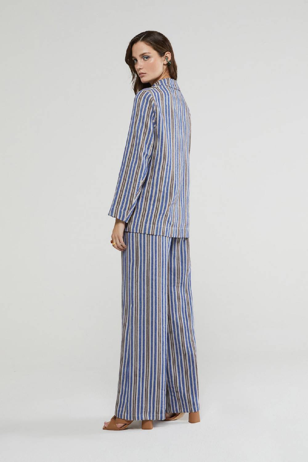 ottod'Ame Linen blend palazzo trousers Vendite Flash