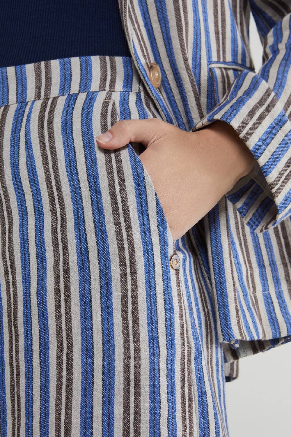 ottod'Ame Linen blend palazzo trousers Vendite Flash