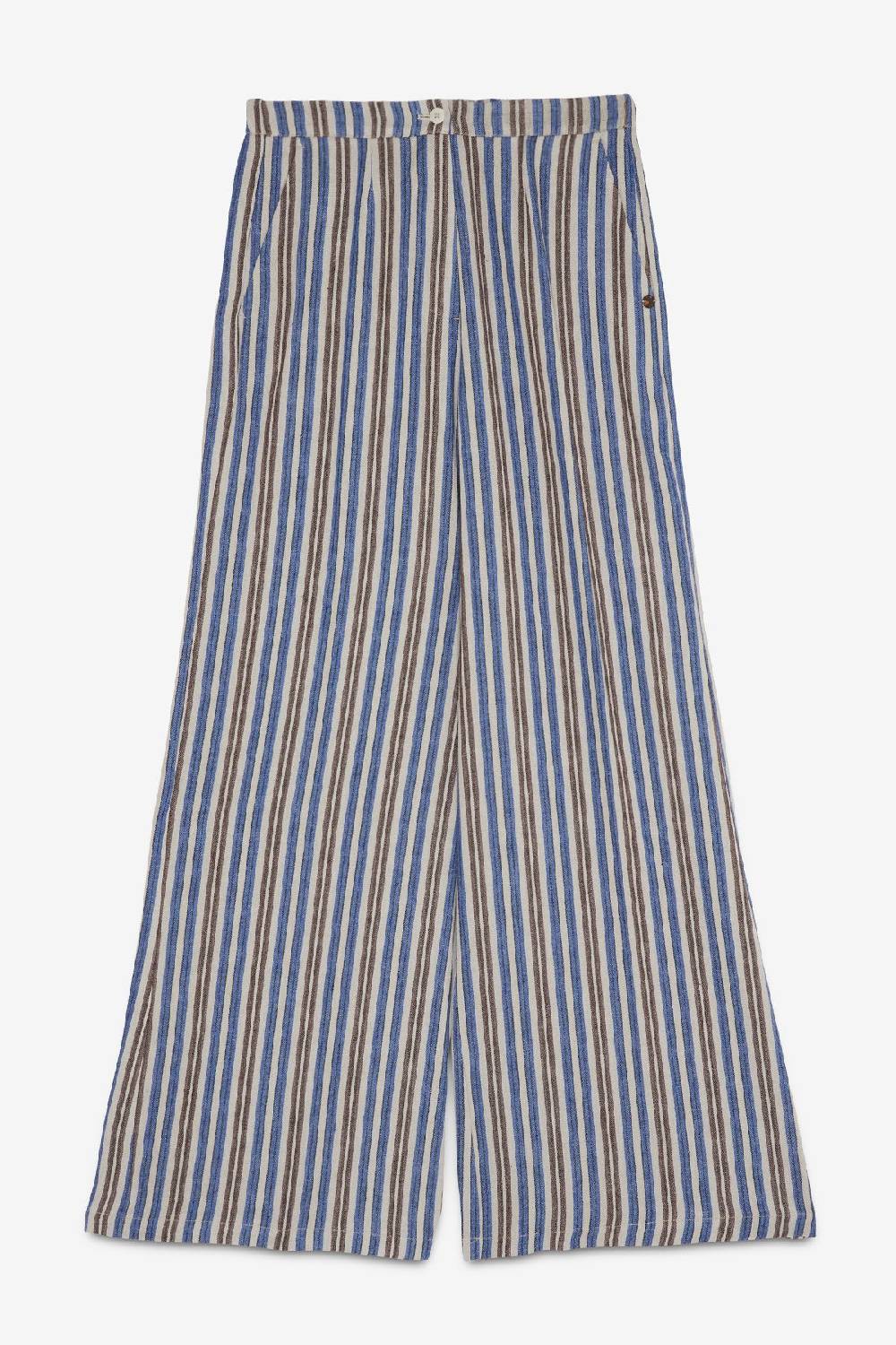 ottod'Ame Linen blend palazzo trousers Vendite Flash