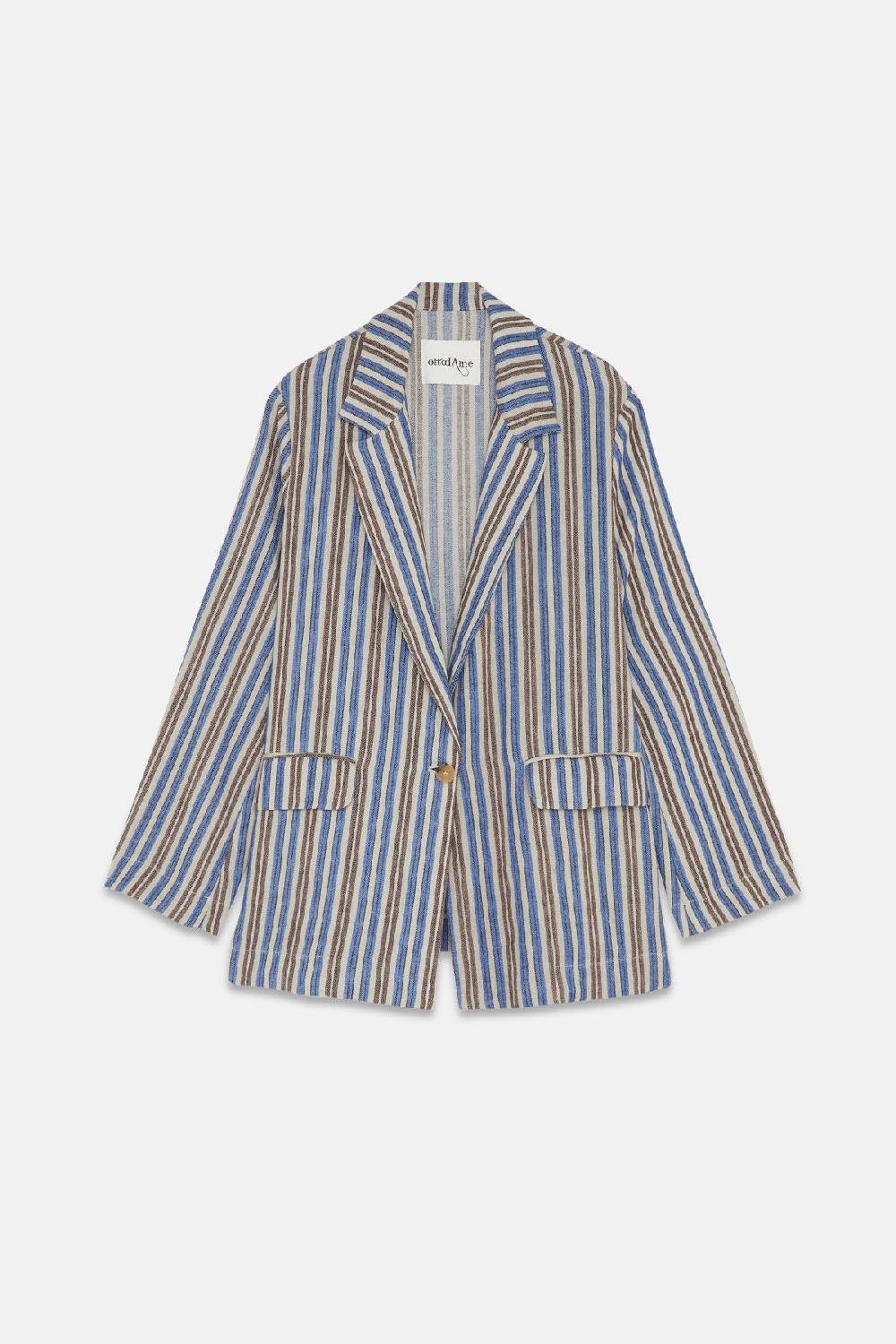 ottod'Ame Linen blend one button jacket Negozio