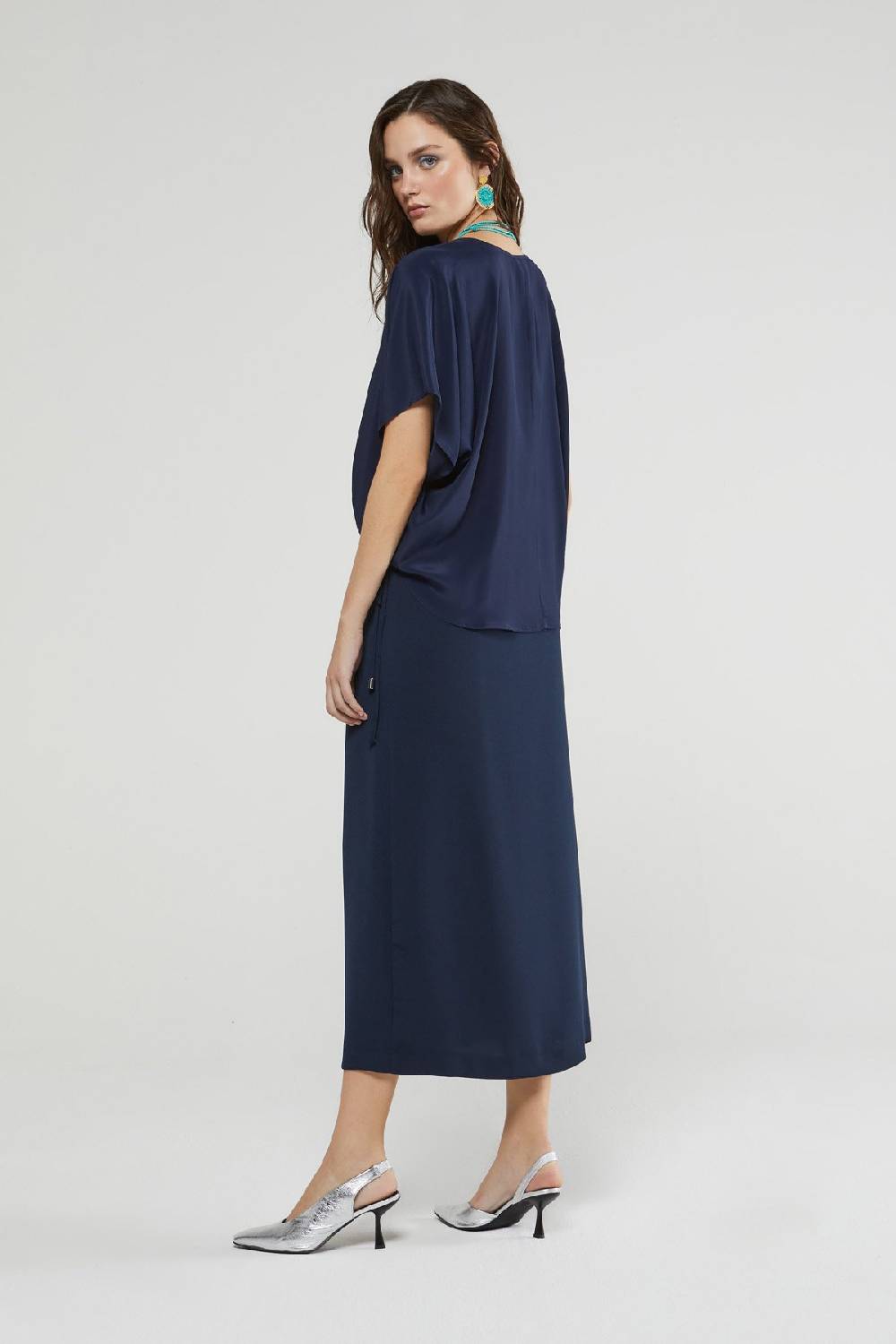 ottod'Ame Skirt with lace at the waist Italia