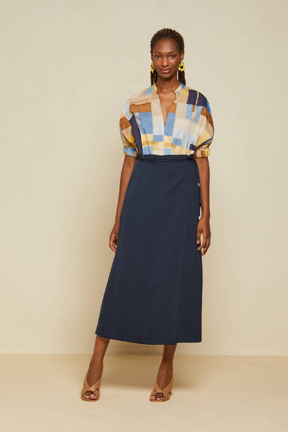 ottod'Ame Skirt with lace at the waist Italia