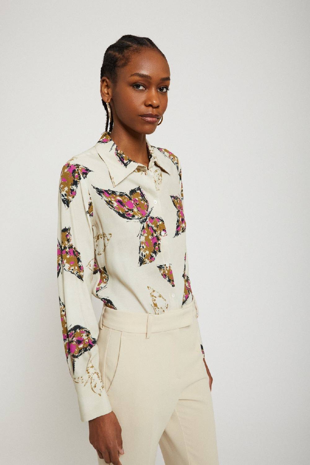 ottod'Ame Printed viscose shirt Spedizione Gratuita