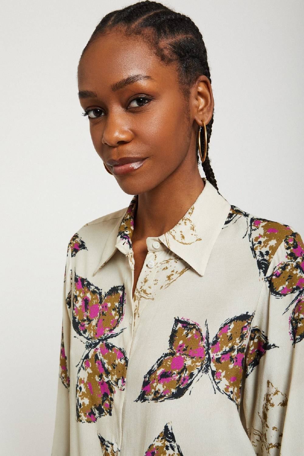ottod'Ame Printed viscose shirt Spedizione Gratuita