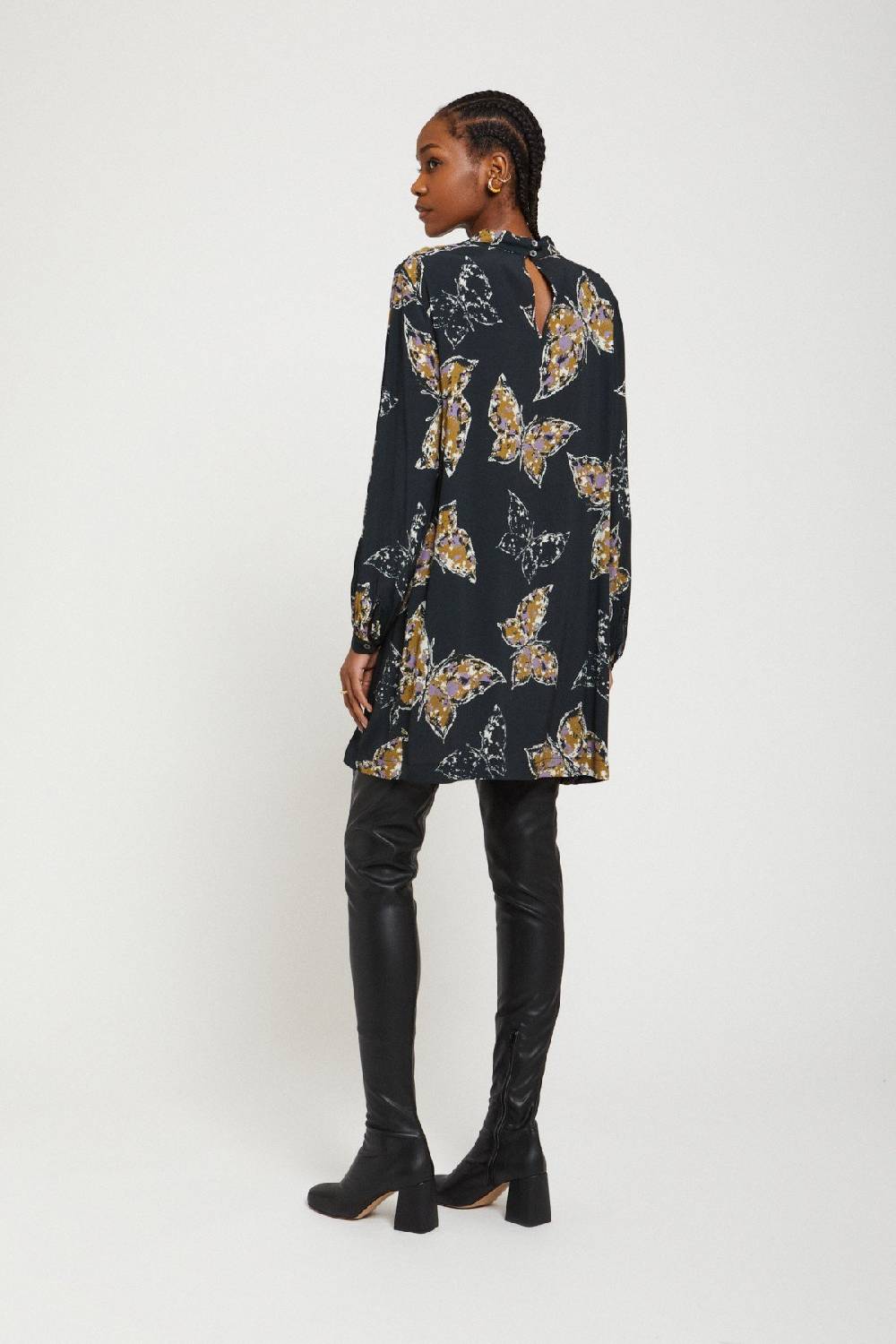 ottod'Ame Printed viscose short dress Pezzi Unici