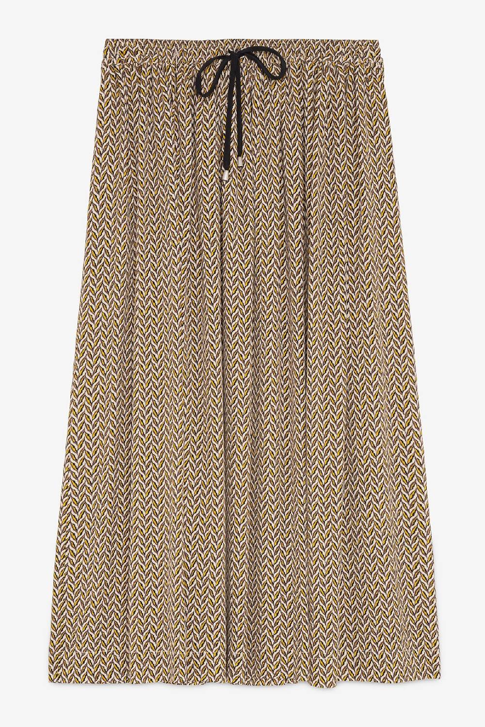 ottod'Ame Viscose long skirt with drawstring Promozione Limitata
