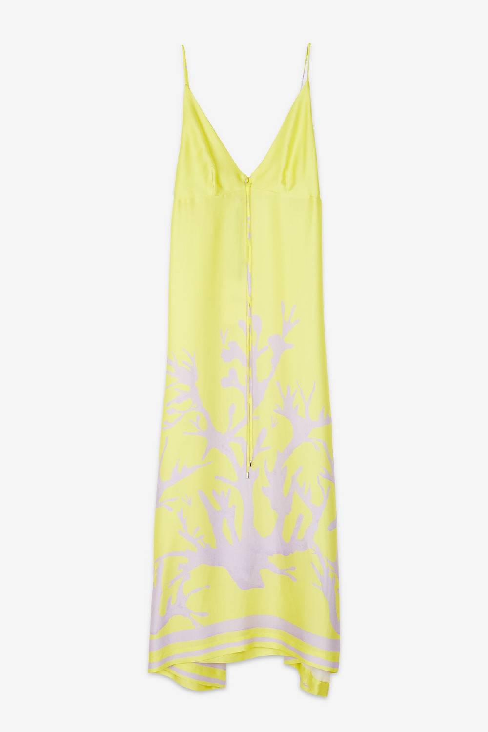 ottod'Ame Printed viscose fluid long dress Sottocosto