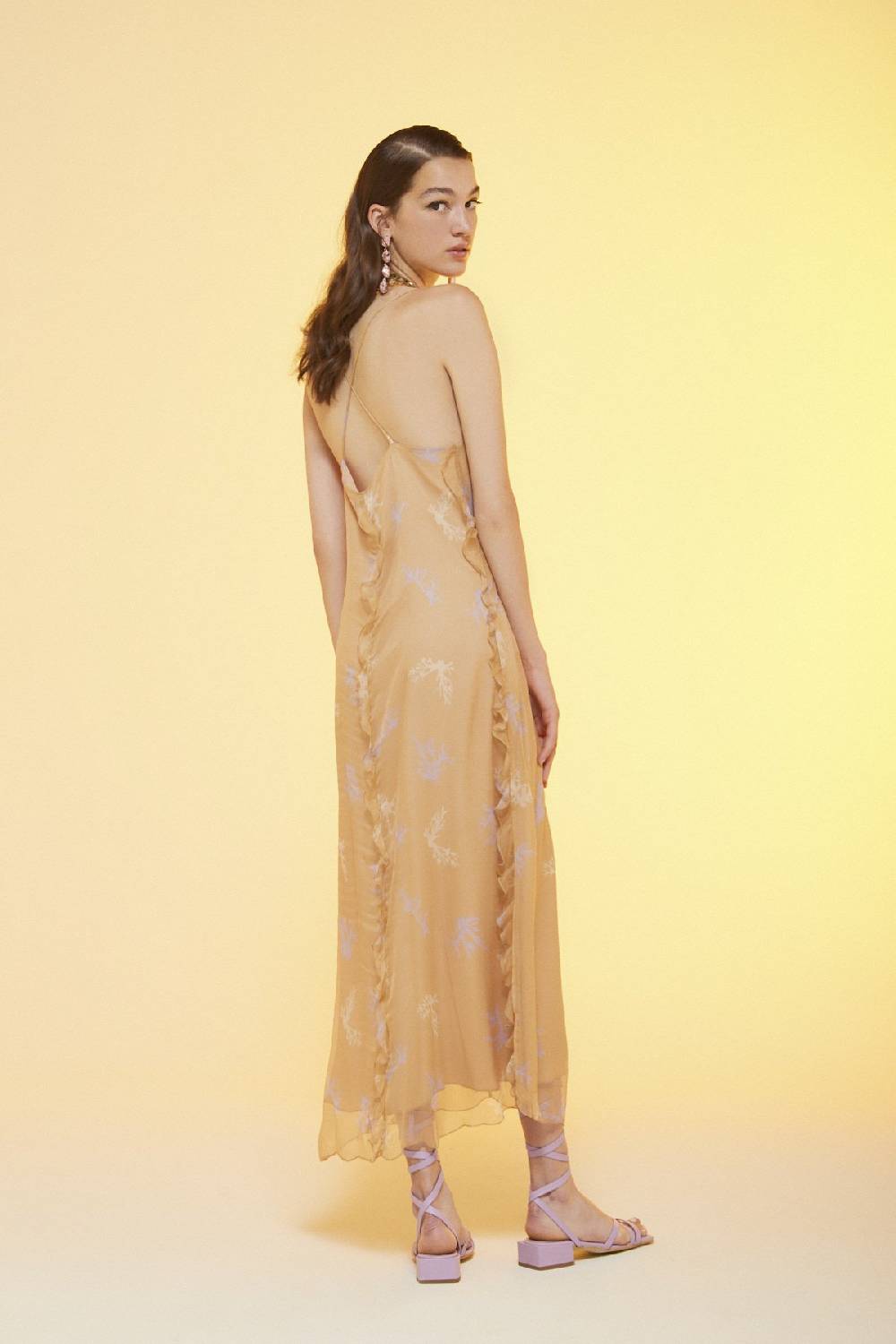 ottod'Ame Silk long dress Vendita Economica
