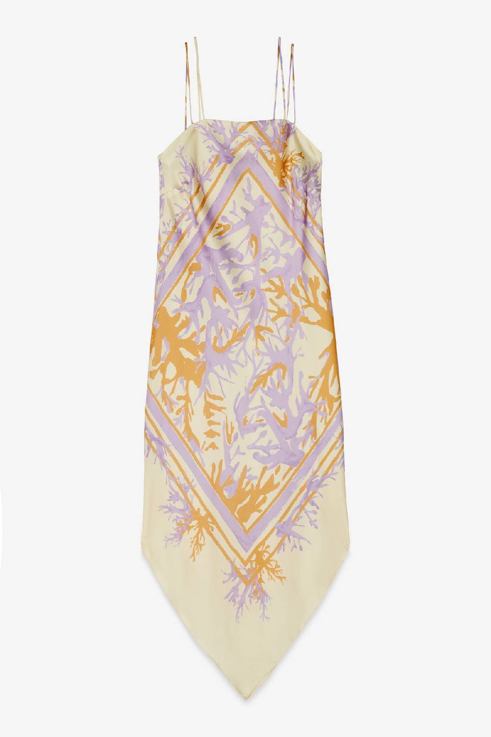 ottod'Ame Printed viscose sarong dress In Saldo