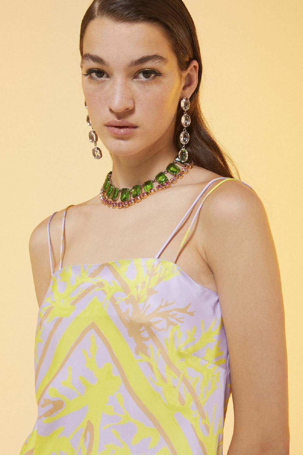 ottod'Ame Printed viscose sarong dress Nuova