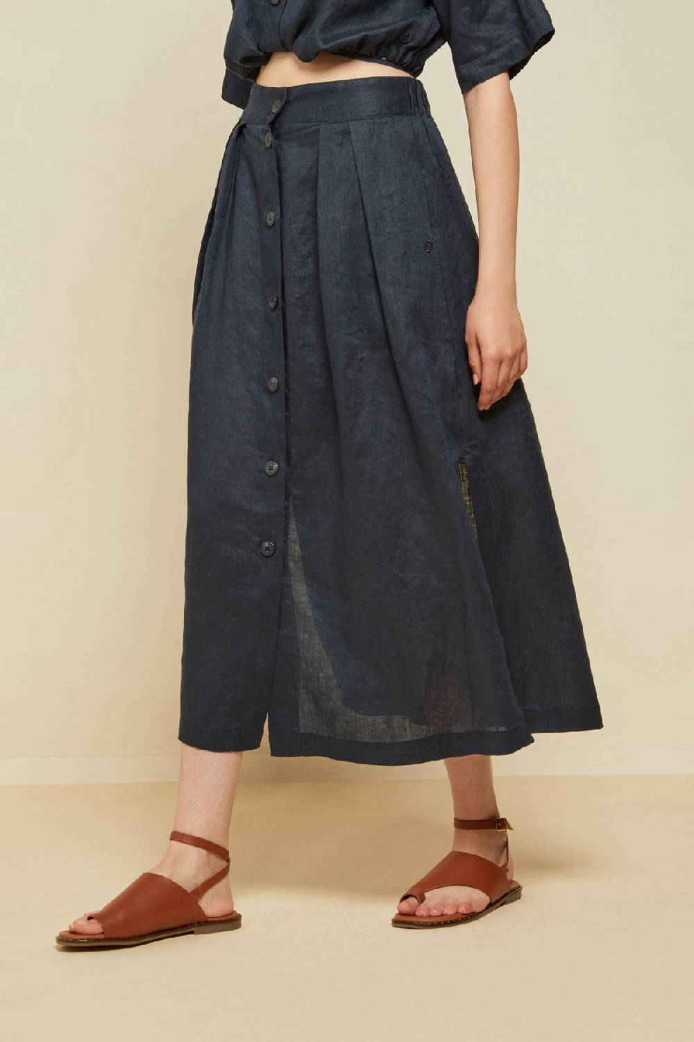 ottod'Ame Linen long skirt Soddisfazione Garantita