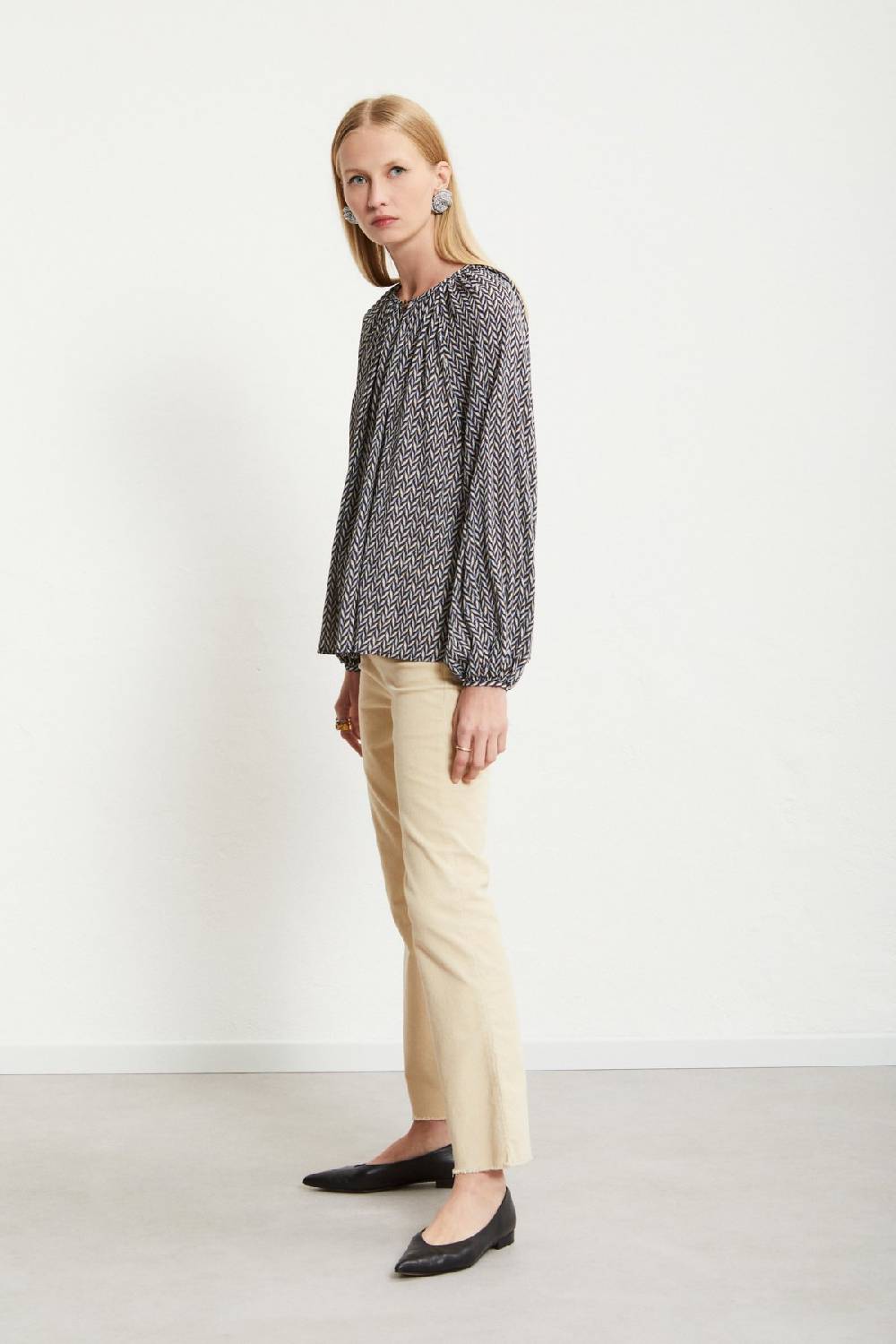 ottod'Ame Velvet anlke lenght trousers Prezzo Ridotto