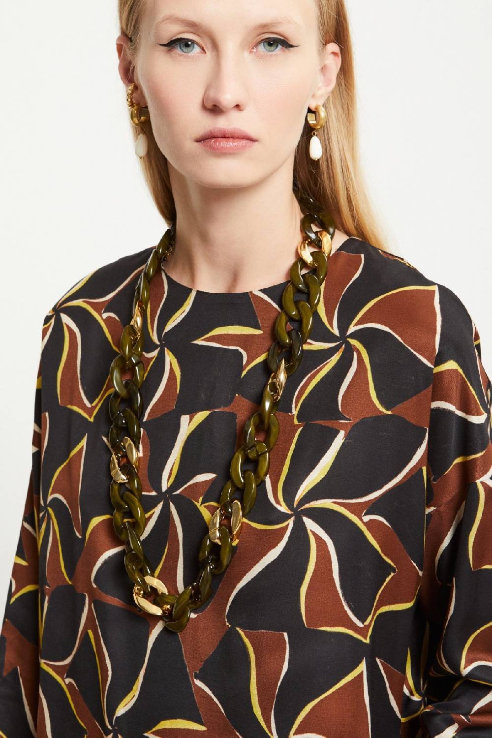 ottod'Ame Viscose blouse with long sleeves Novità