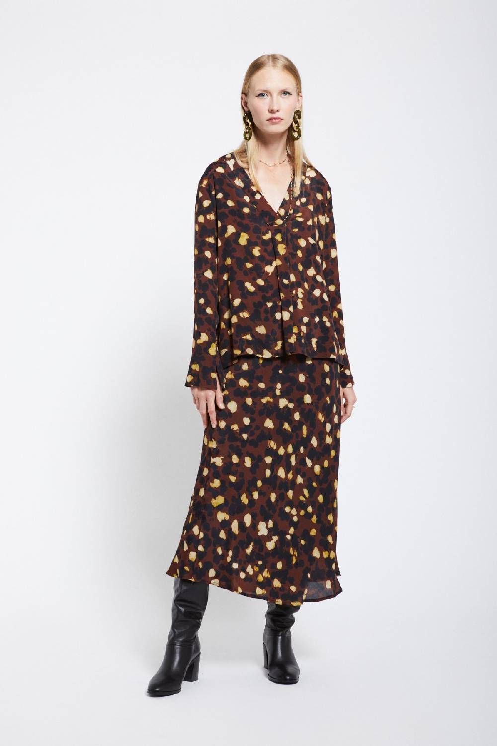 ottod'Ame Viscose long skirt Economico
