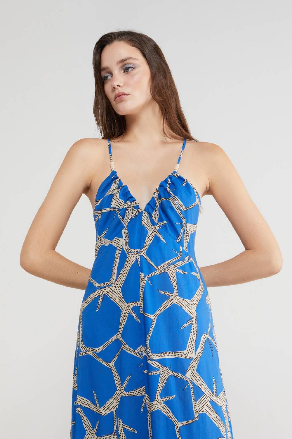 ottod'Ame Printed cotton long dress I Più Venduti