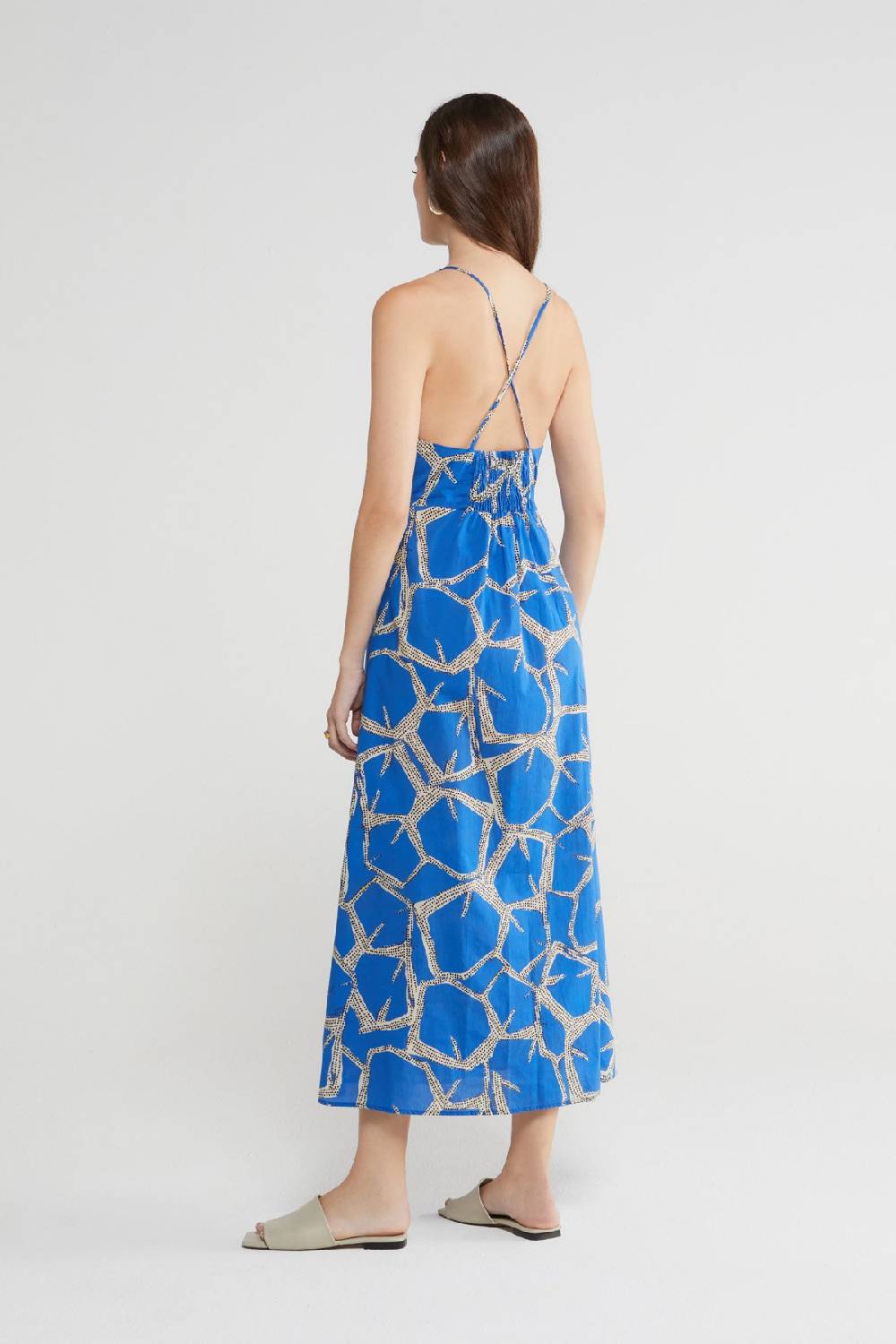 ottod'Ame Printed cotton long dress I Più Venduti