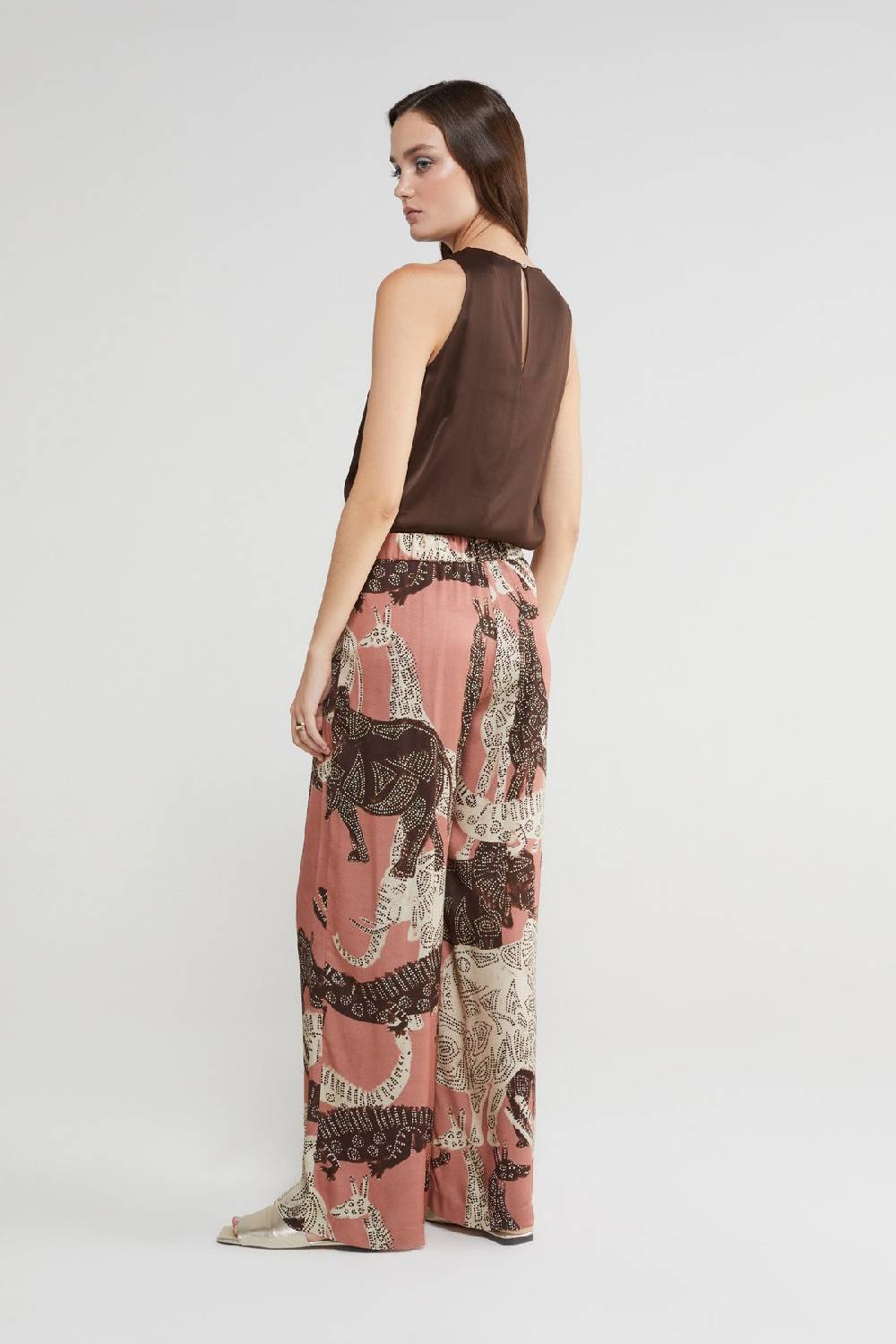 ottod'Ame Viscose palazzo trousers Vendite Flash