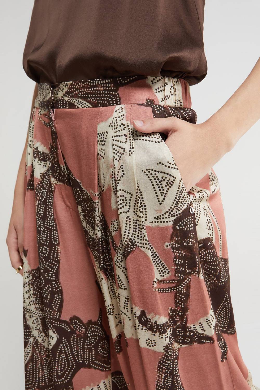 ottod'Ame Viscose palazzo trousers Vendite Flash