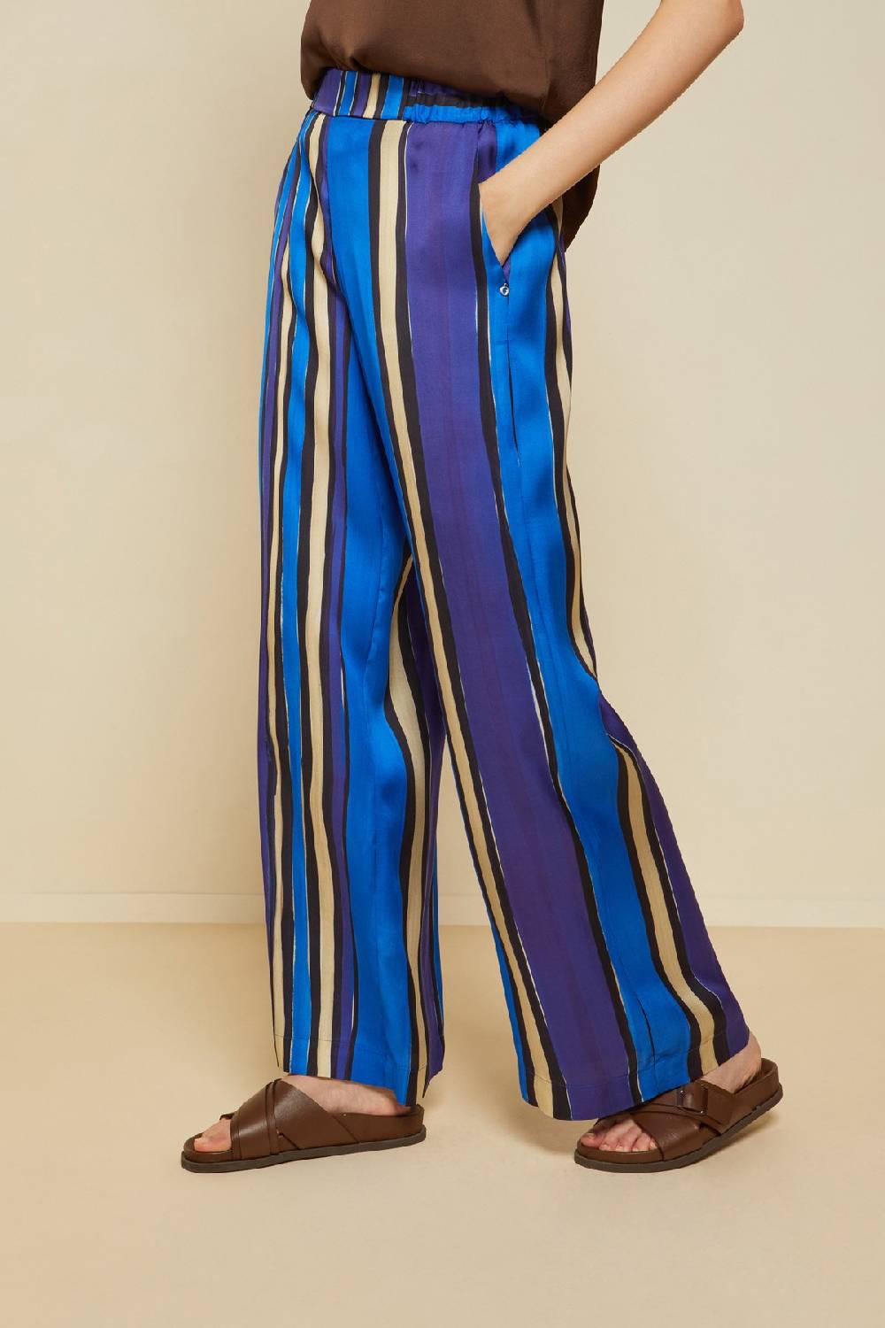 ottod'Ame Viscose palazzo trousers Nuova