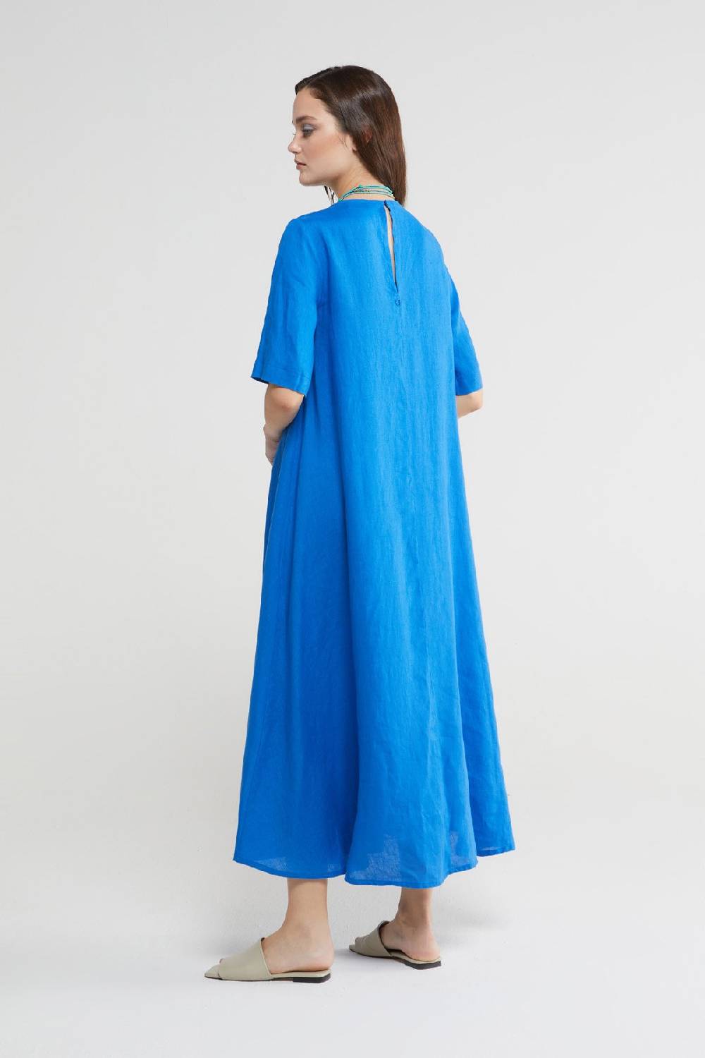 ottod'Ame Linen long dress Italy