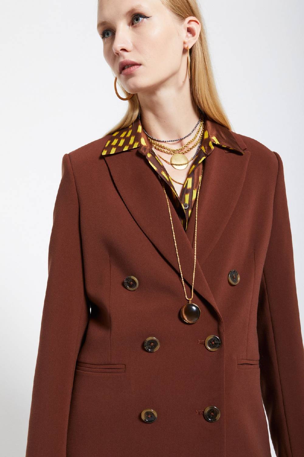 ottod'Ame Double-breasted jacket Qualità