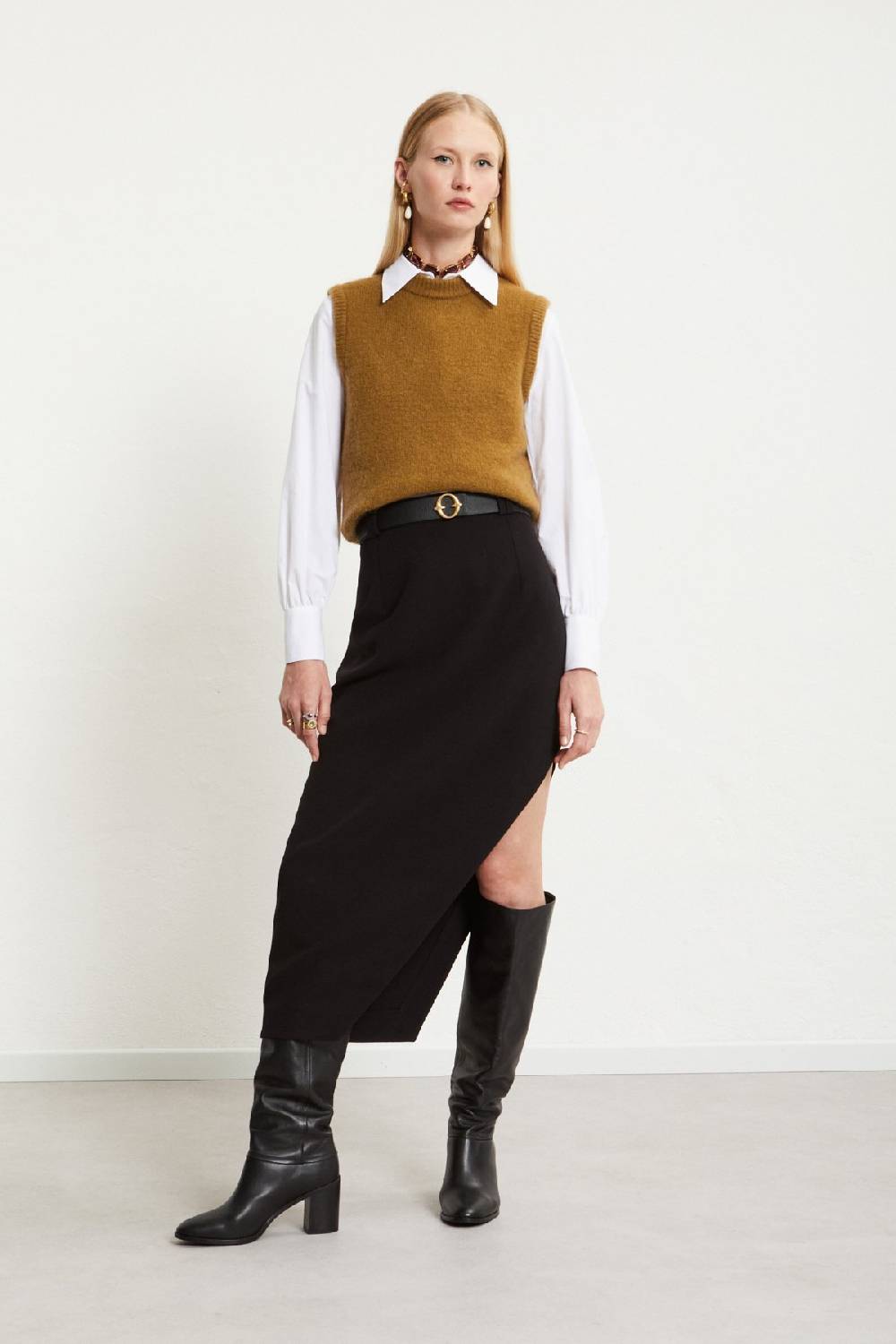 ottod'Ame Vest with rounded neck Vendita