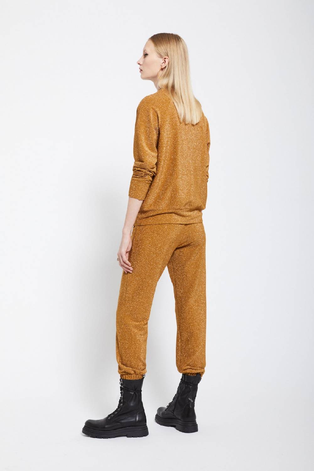 ottod'Ame Viscose trousers with lurex Pezzi Unici