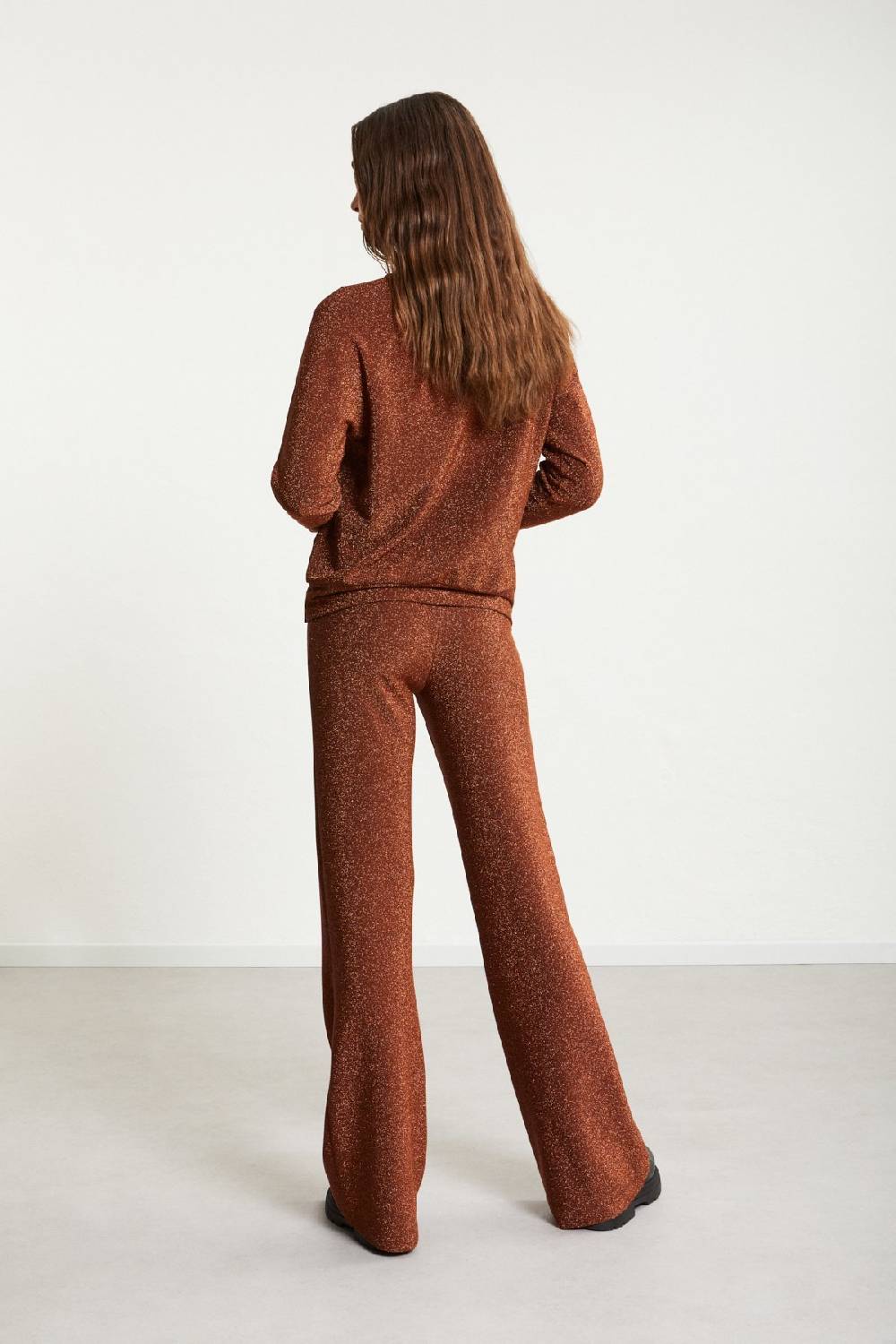 ottod'Ame Viscose trousers with lurex Promozione Limitata