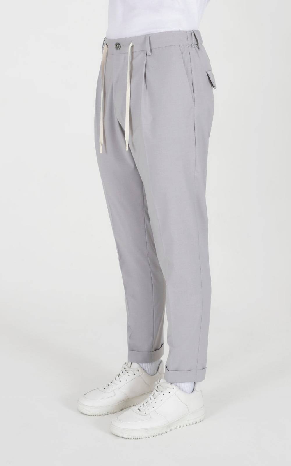 Outfit Italy Pantalaccio con laccio in fresco lana Italy