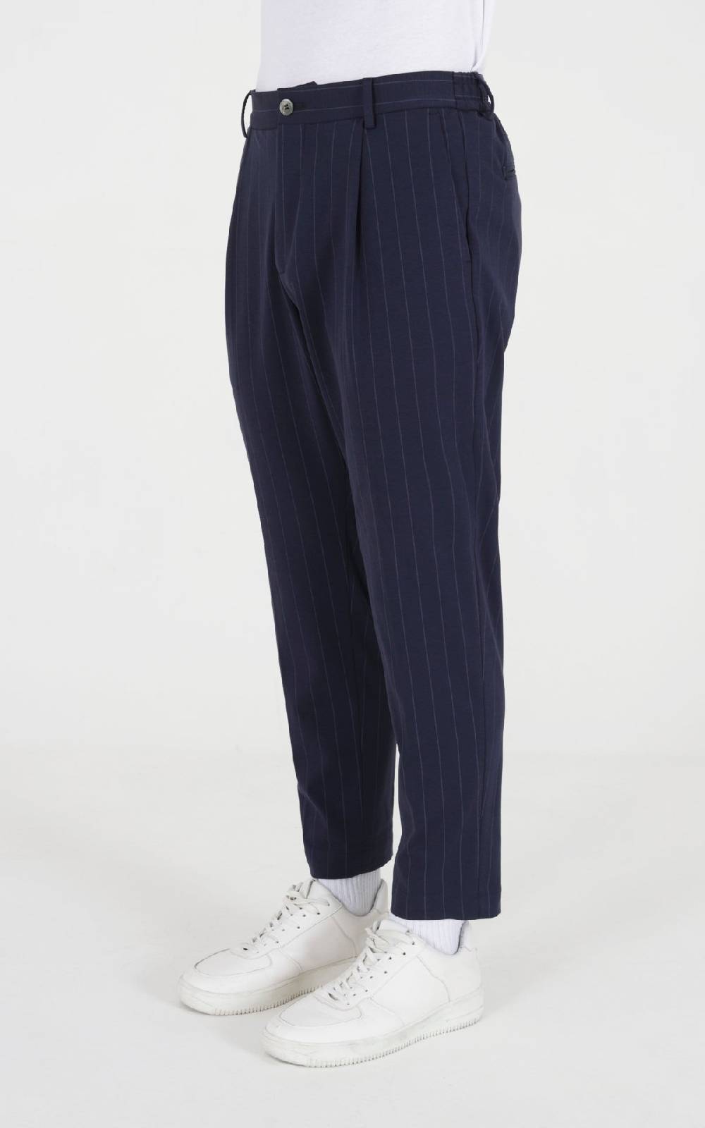 Outfit Italy Pantalaccio in punto milano stampa riga Italia