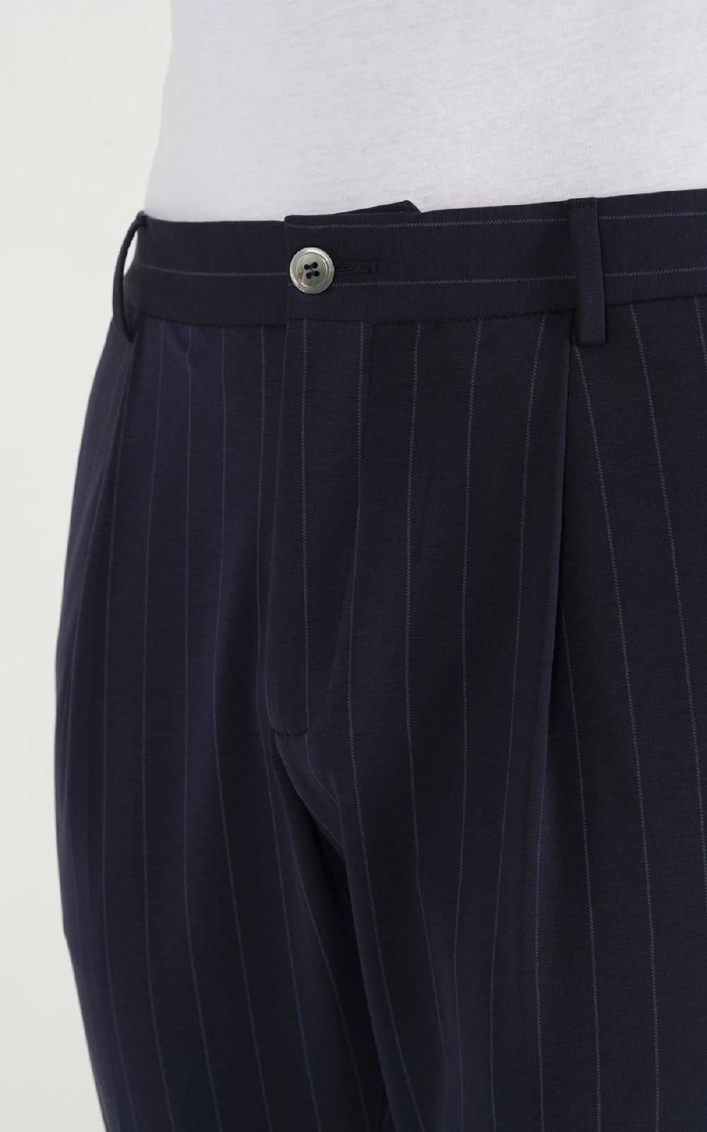 Outfit Italy Pantalaccio in punto milano stampa riga Italia